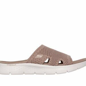 Skechers GO WALK Flex Sandal - Elation, taupe color, size 9 Wide NIB